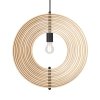Lampa wisząca designerska rustykalna jasny brąz nad stół do jadalni do salonu ozdobna regulacja wysokości Roots MAYTONI MOD197PL-01W1